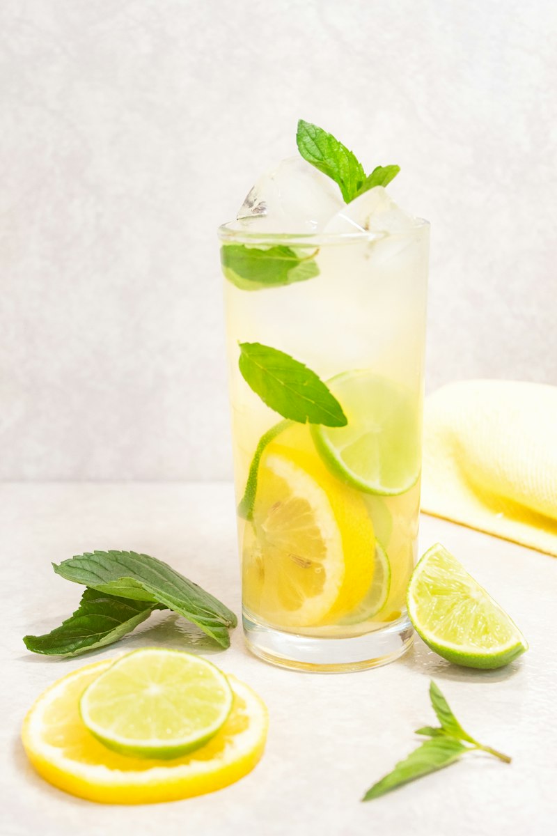 Lemonade in a glass